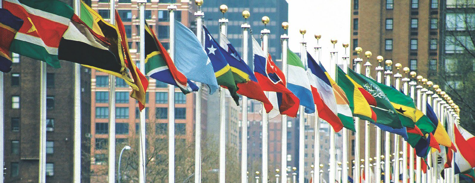 Flags of different nations