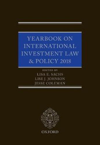 Yearbook on international investment law policy