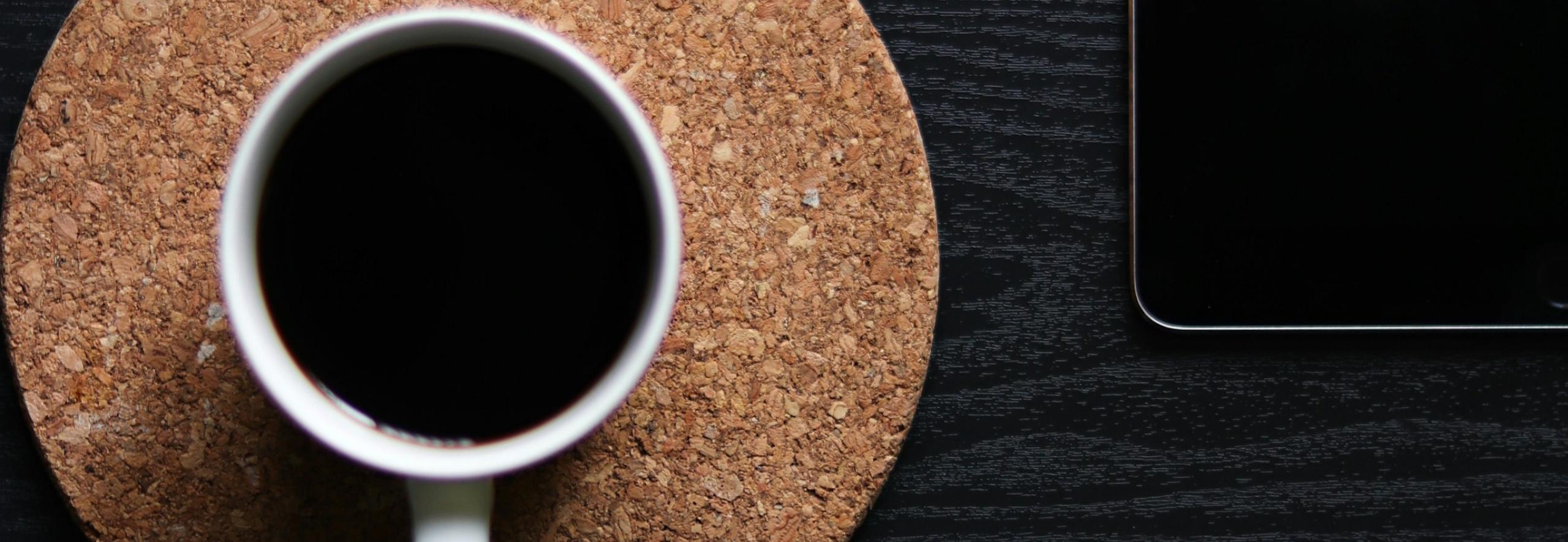 Coffee and computer