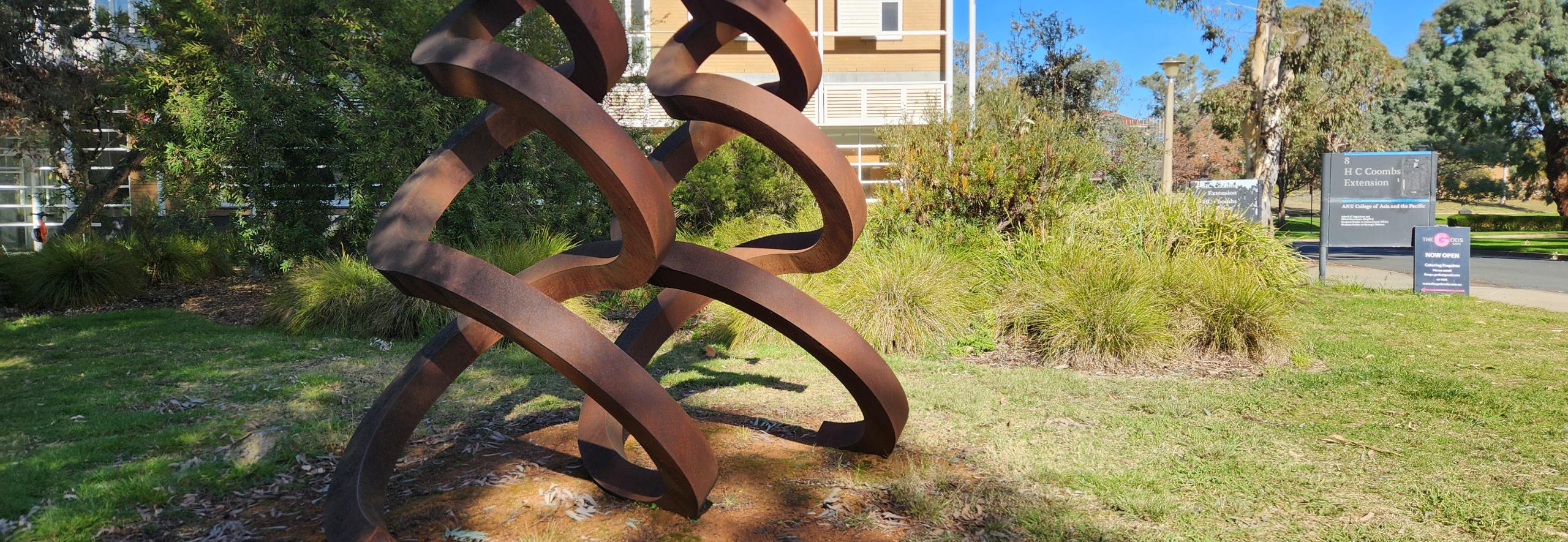 Sculpture "Standing Figure" by Greg Johns (2000)