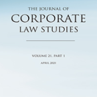 The Journal of Corporate Law Studies The Journal of Corporate Law Studies