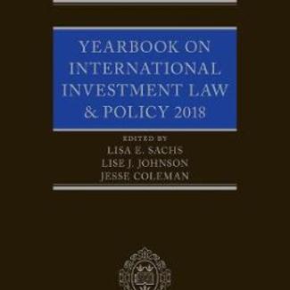Yearbook on international investment law policy