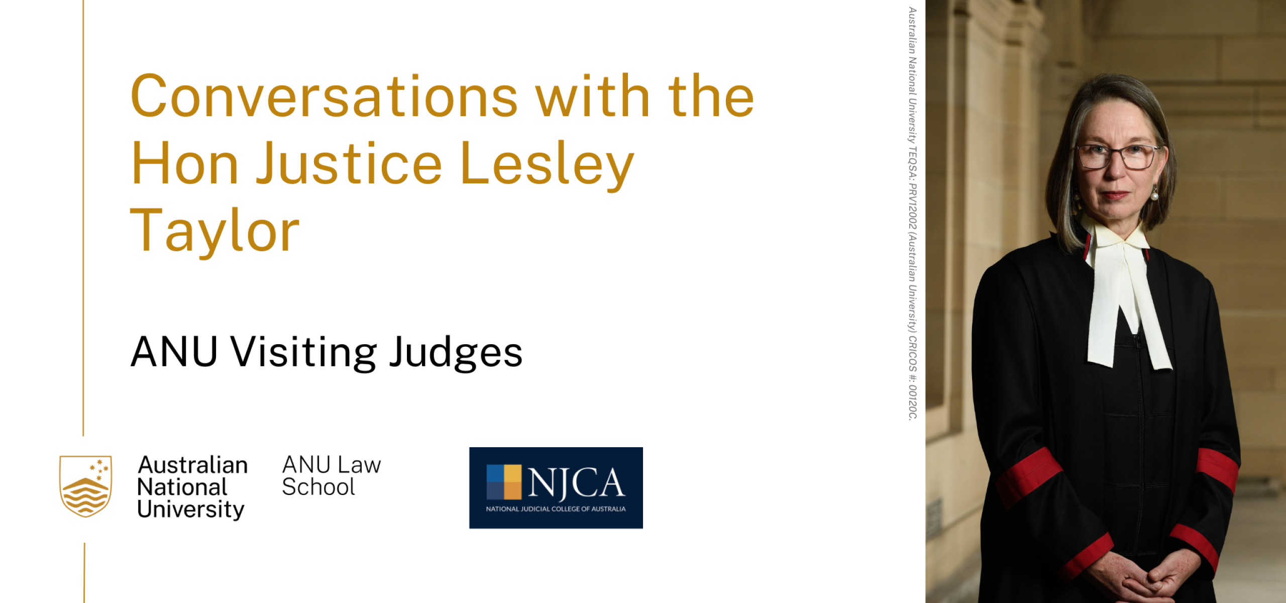 ANU visiting judges: Hon Justice Lesley Taylor