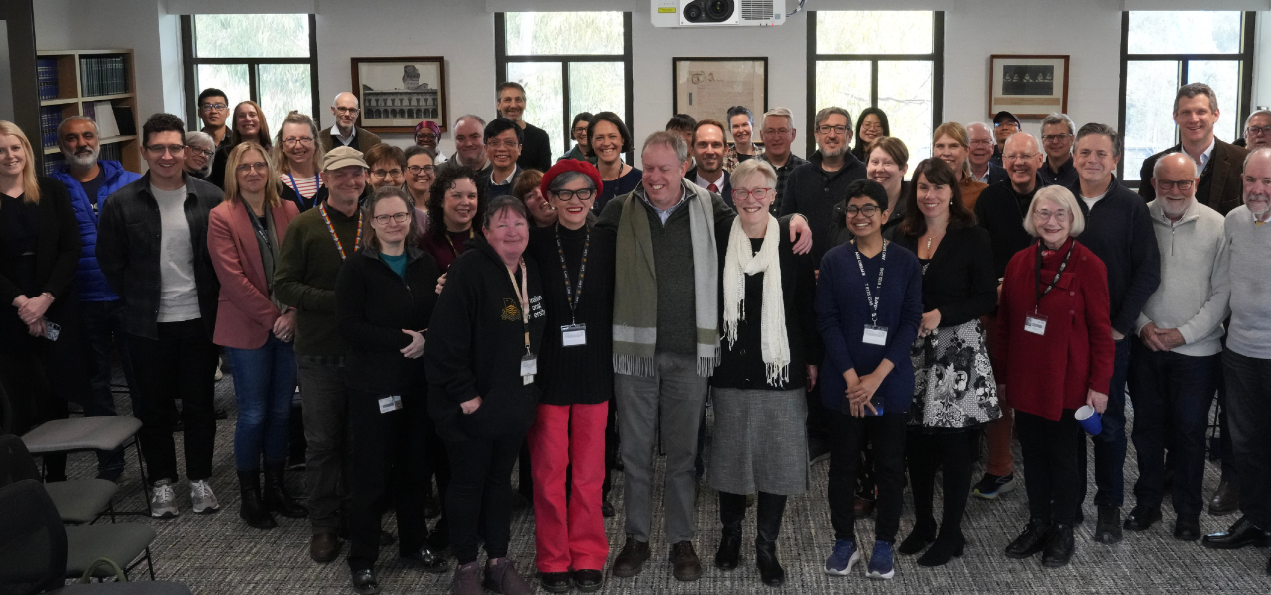Law School group photo at Pauline Ridge's celebration