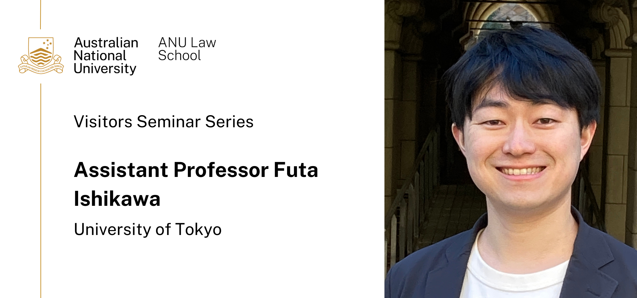 Assistant Professor Futa Ishikawa, ANU Law Visitors Seminar